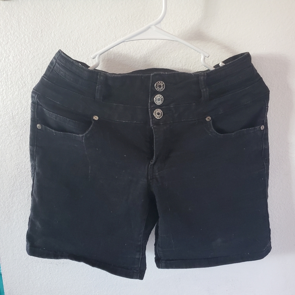 Black high waisted shorts